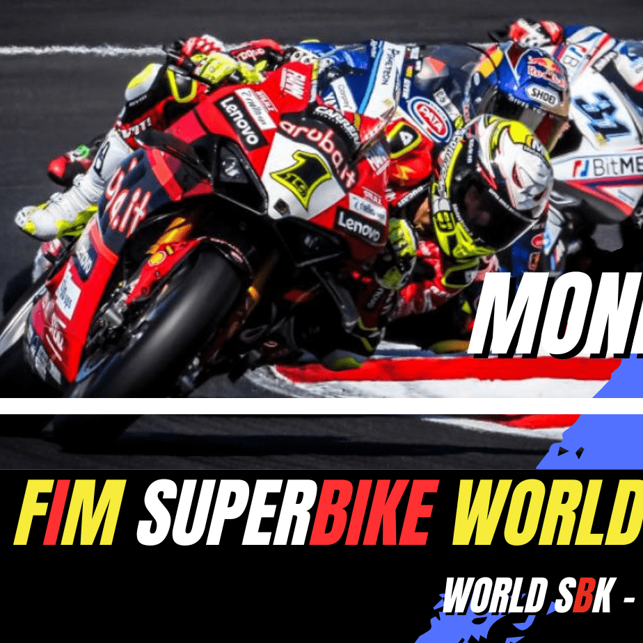 Fim Superbike world Misano Adriatico Corsa di moto nel Campionato Mondiale Superbike FIM, piloti in azione.