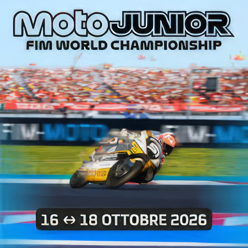 Fim world championship Moto Junior Misano Adriatico Corsa di moto nel Campionato Mondiale Superbike FIM, piloti in azione.